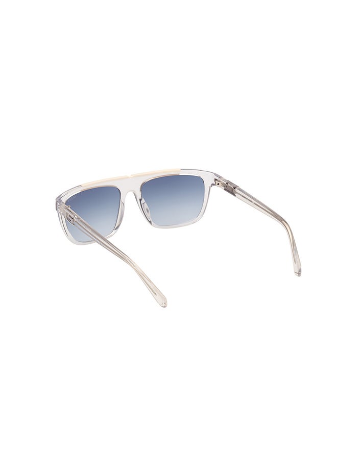 GUESS نظارات شمسية مستطيلة للرجال مع حماية من الأشعة فوق البنفسجية - GU0012226W57 - حجم العدسة: 57 مم - Image 3